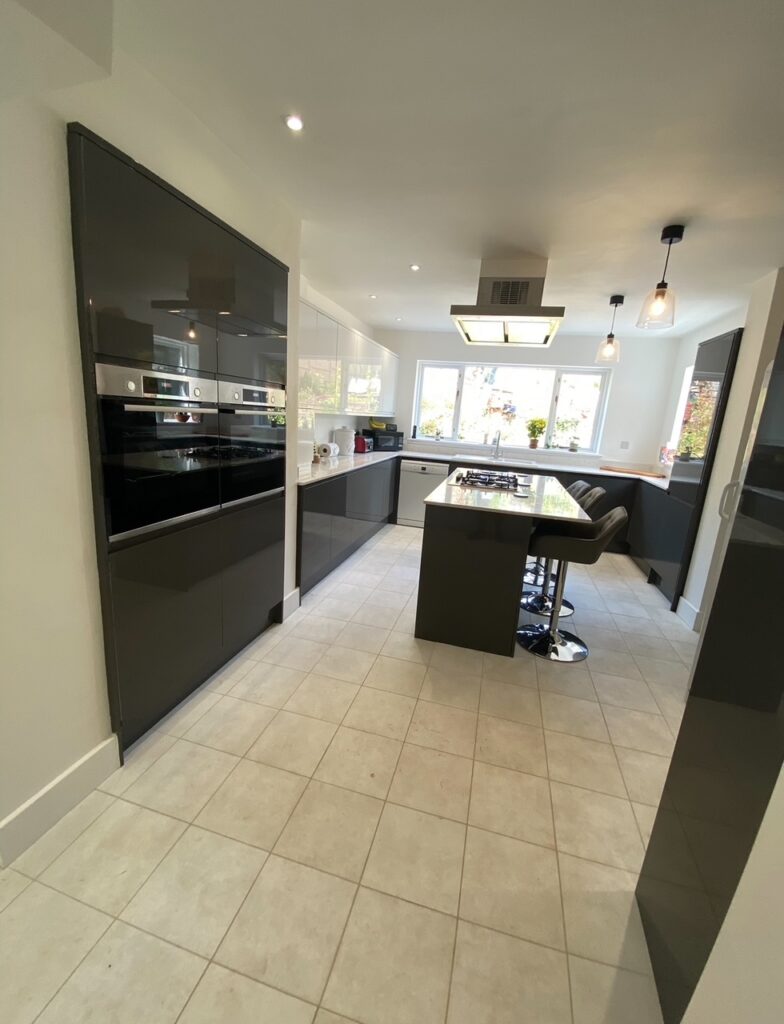 The finished kitchen for our Hythe customer, fitted by Dymchurch Improvements.