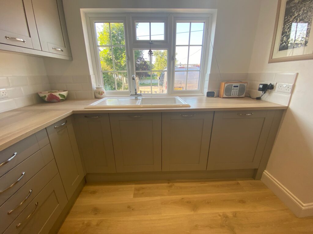 The final finished kitchen from Dymchurch Improvements
