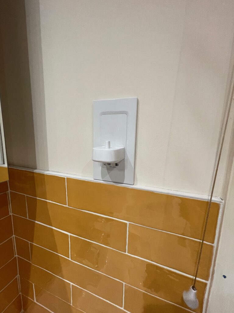 Electric Toothbrush power supply, fitted safely by Dymchurch Improvements
