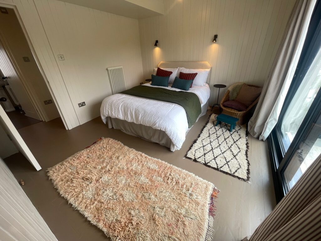 A beautifully renovated master bedroom from Dymchurch Improvements.