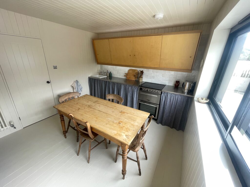 A finished kitchen that utilises the space by Dymchurch Improvements.