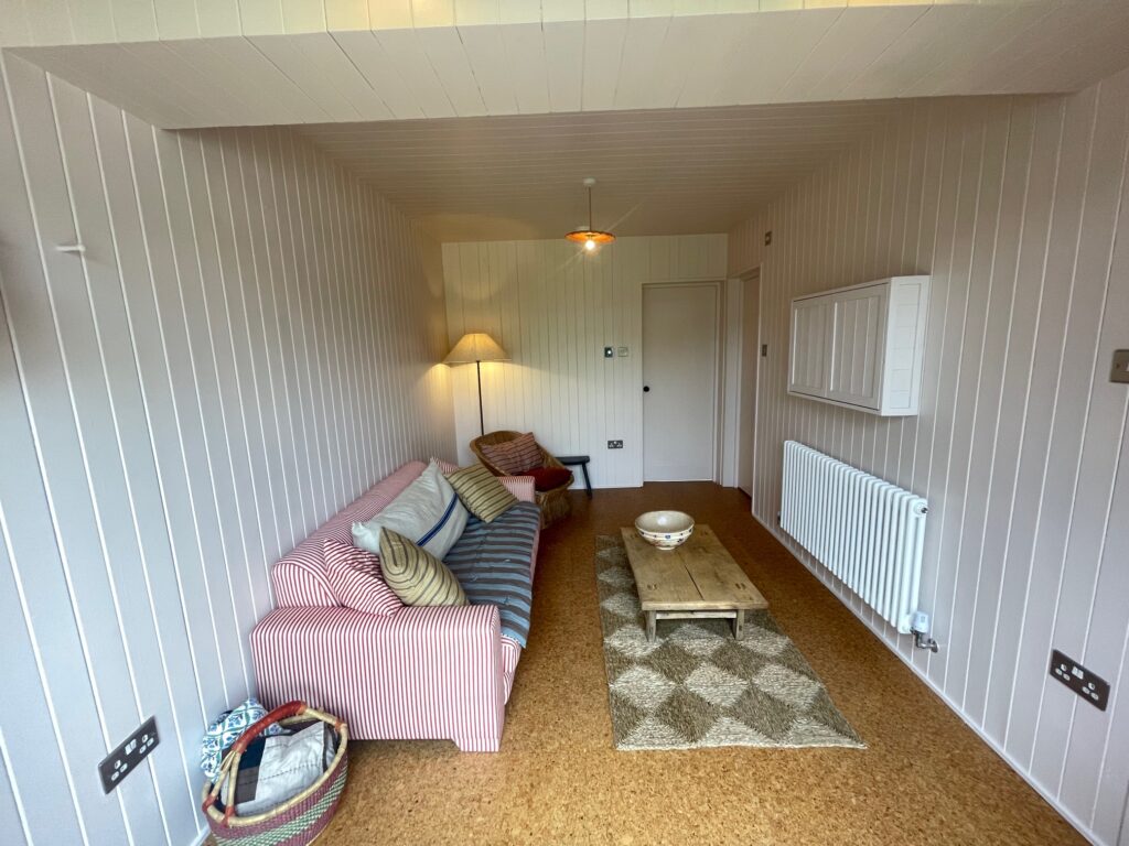 The finished living room that was renovated by Dymchurch Improvements.